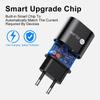 PD Fast Charger 20W with EU/US/UK Travel Adapter for Mobile Phones