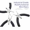Stainless Steel Jewelry Pliers Toothless Sharp Diagonal Pliers Manual Straight Long Nose Long Nose Pliers Jewelry Findings