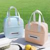 Lovely Lunch Box Portable Lunch Case Thermal Insulated Bag Reusable Lunch Bag Simple Coolers Bag for School