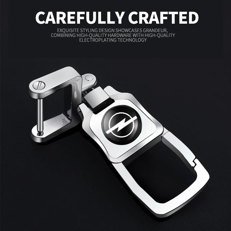 3D Metal Car Badge Key Chain Decorative Keychain Ring For Opel Meriva Corsa Astra Vivaro Signum Insignia Mokka Adam Combo Junior Su0