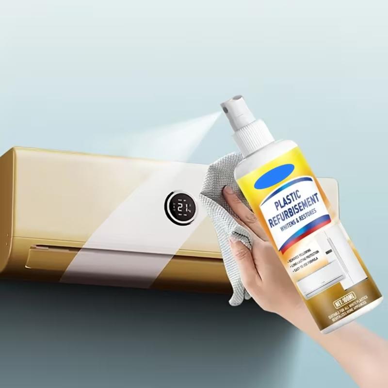 Effective Plastic Whitener Solution To Remove Oxidation And Yellow Stains With Cleaning Towel for Household Appliances