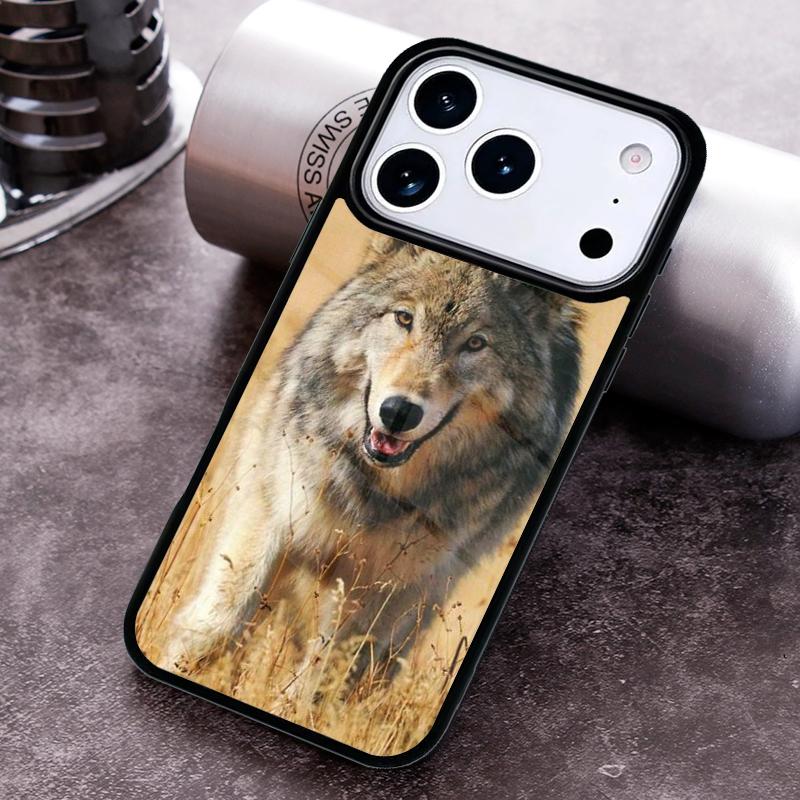 

GROWLING MOUNTAIN WOLF Phone Case for iPhone 17 16 15 Pro Max Air 14 13 12 11 Plus Shockproof Cover iPhone 16