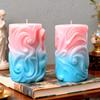 Flexible Silicone Mold Handmade Scented Candle Mould Embossed Cylinder Soap Jewelry Mold Home Decoration Mold