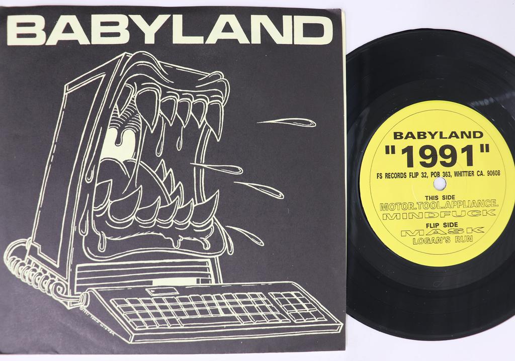 7inch Record BABYLAND  1991 FLIP32 FLIPSIDE 1991 US Rock Used