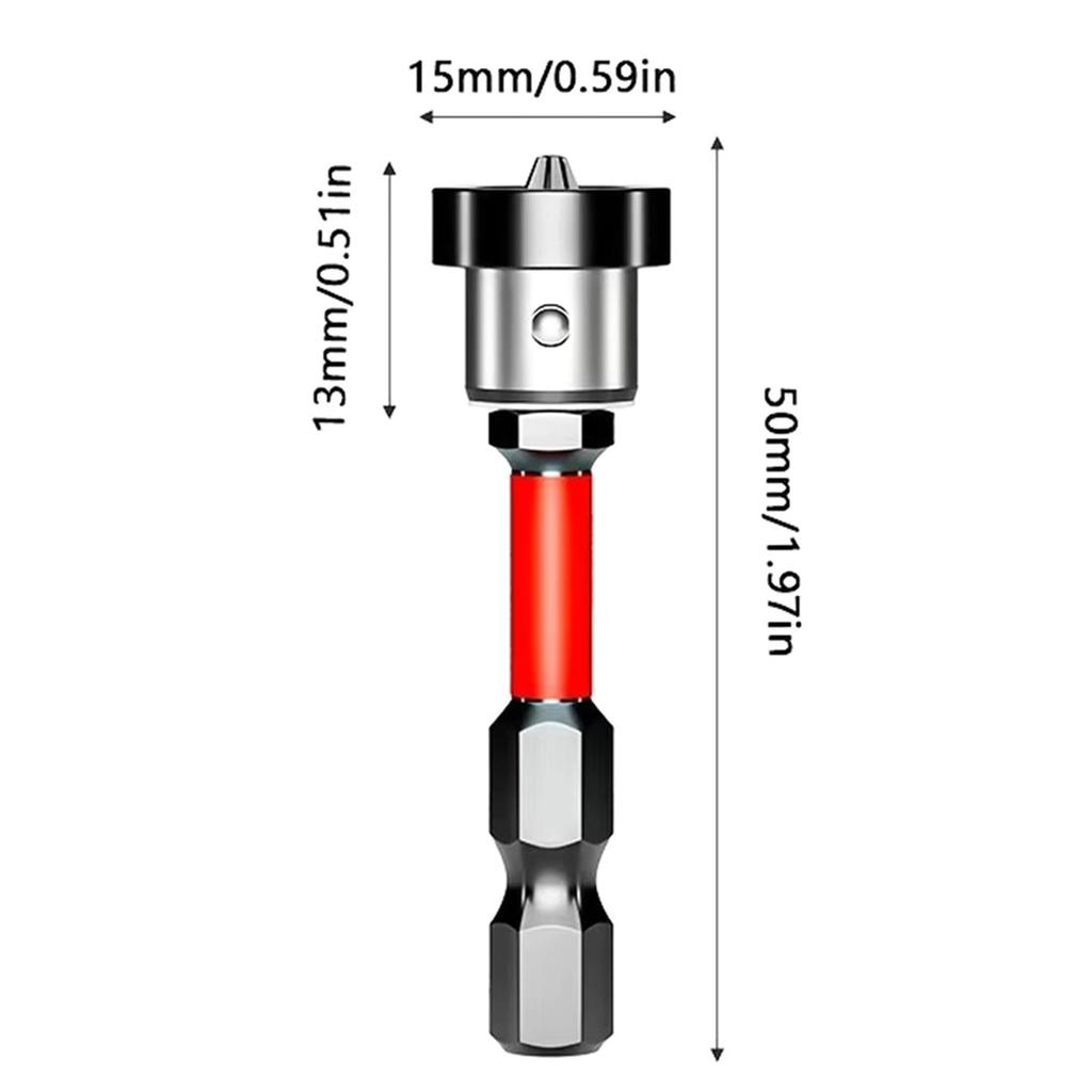 2026 New Strong Magnetic Ring Impact- Anti-Slip Ceiling Screwdriver Special Limit for Gypsum Board Locating Batch Head