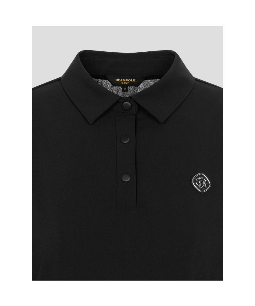 BEANPOLE GOLF [B_Under] Women'S Woven Mix Short Sleeve Pullover - Black