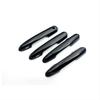For Toyota RAV4 2019-2024 Bright Black ABS Car Front Door Handles Cover Trim 4*