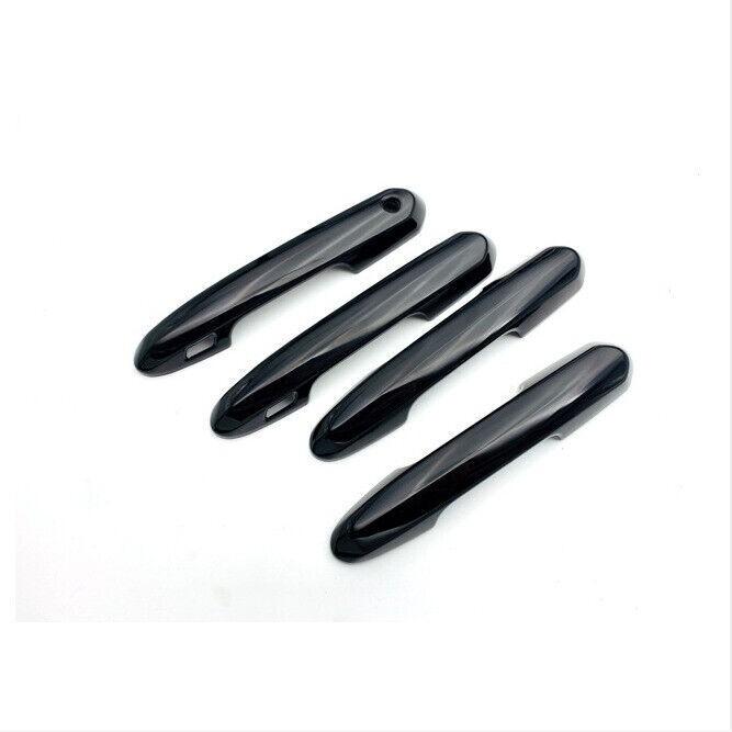 For Toyota RAV4 2019-2024 Bright Black ABS Car Front Door Handles Cover Trim 4*