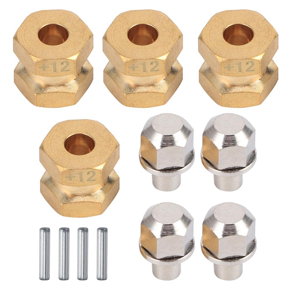 12mm 15mm 17mm Brass Combiner Accessory for SCX10 90046 90047 1 10 RC Crawler Car12mm