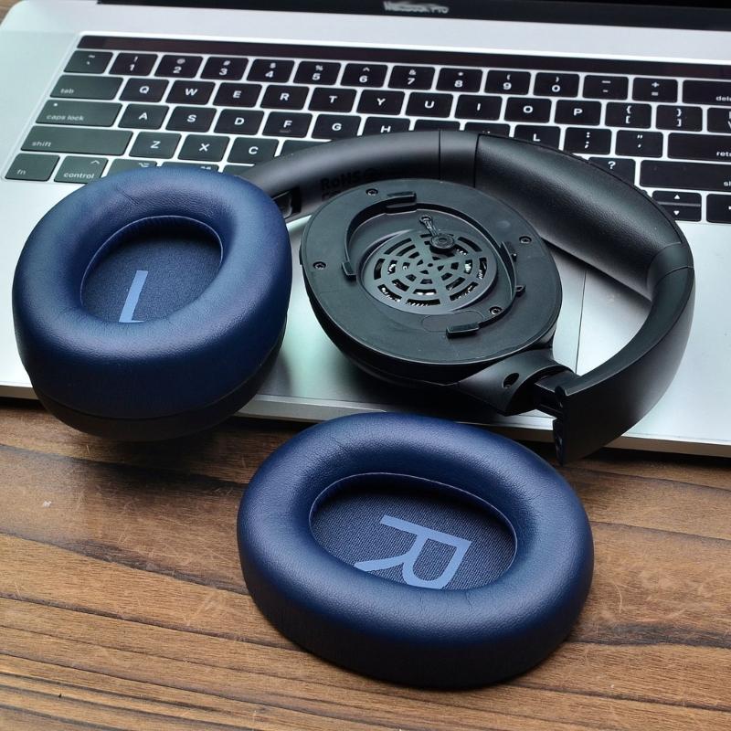 Replacement Ear Pad Ear Cushions for HT2 Headphones Soft Protein Leather and Noise Isolation Foam Earpads Earmuff