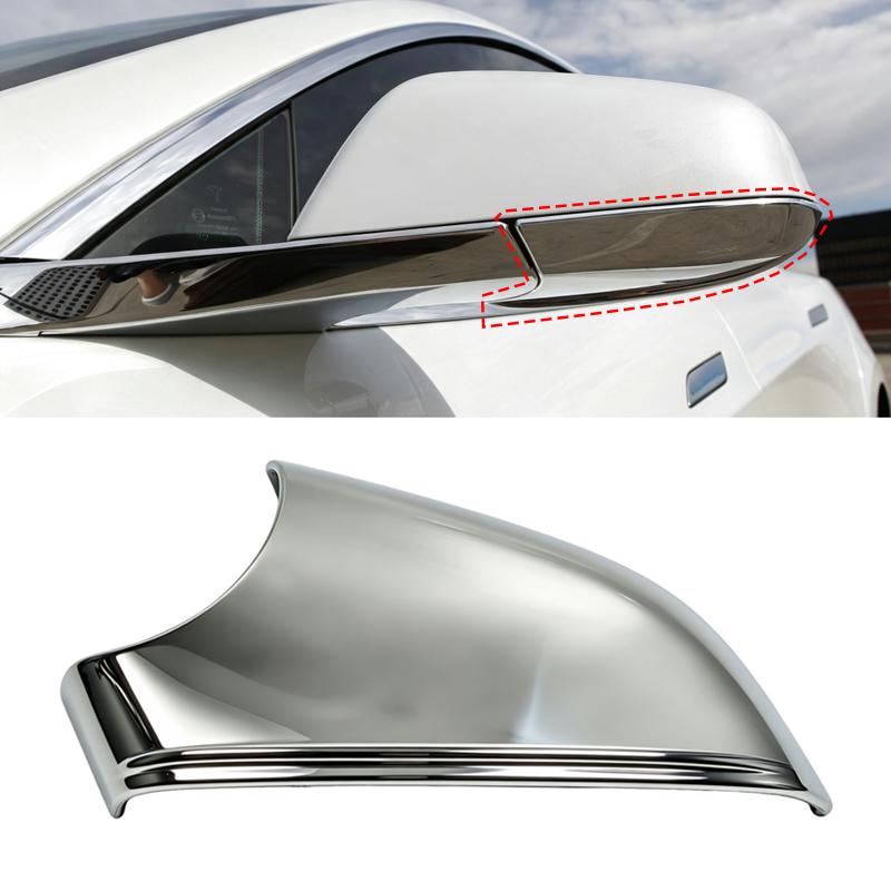 For Tesla Model S Side Rearview Mirror Cover Mirror Shell Cap 2012-2021 Replacement Car Mirror Housing Accessories