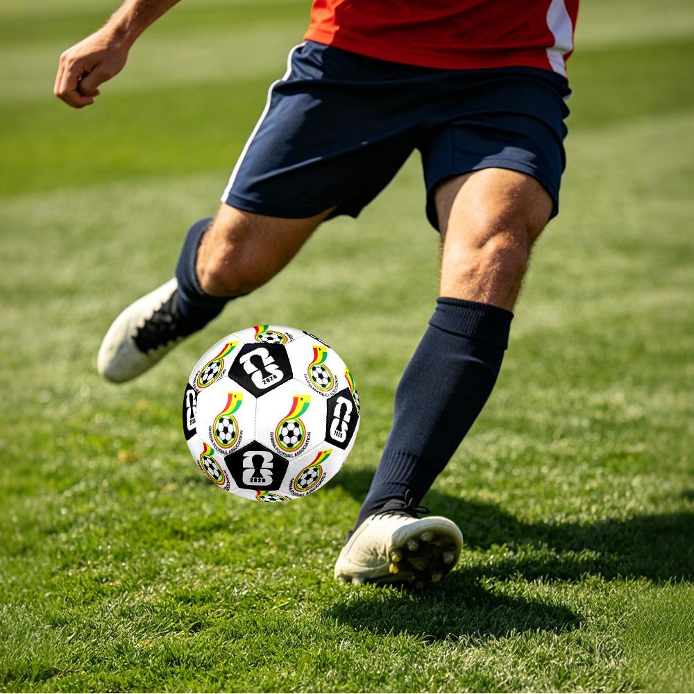 1pc Ghana Football Size 5 Soccer Ball Professional Match Training Football Indoor &Outdoor Sports Ball Club Training Ball Lightweight Durable y9