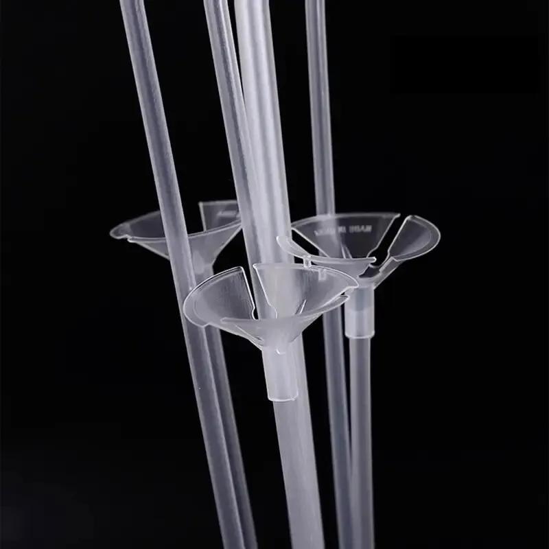 Golden wave point Balloon Stand Balloon Stick Kit Wedding Desktop Balloon Holder Birthday Party Balloon Accessories Baby Shower
