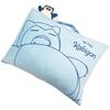 MORIPiLO Pillow Body Pokémon Snorlax Mascot Compact Cushion Goods Plush Toy Nap 28x39x9cm (Snorlax Blue) Character Morishita