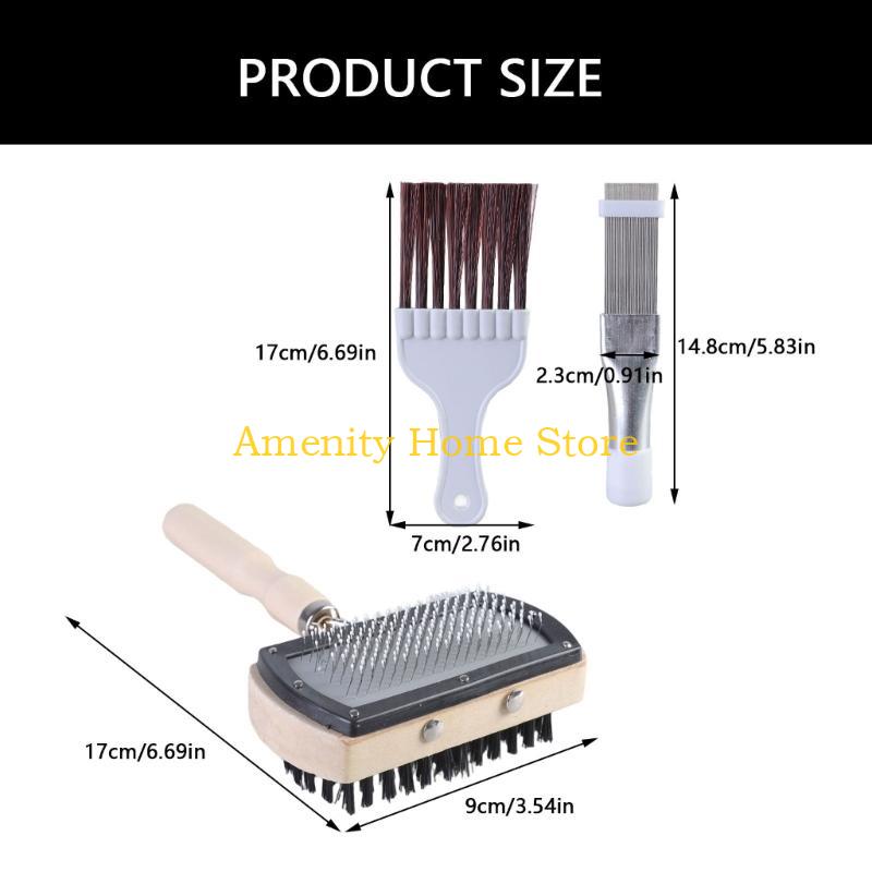 F26C Pack Of 3 Air Conditioner Coil Cleaners Cleaning Brush for best Performances