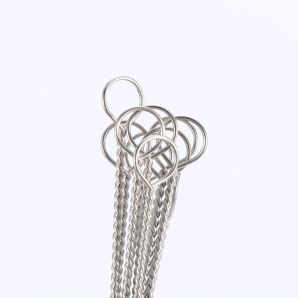 New Brand Cleaning Brush 10pcs Nylon Drinking Stainless Steel Glass Pipe Straw Cleaners