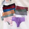 2PCS/Set M-2XL Bodyshaper G-String Panties Women Slim Underwear Female Lingerie Sexy Lady Thongs High Waist Underpants