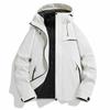 2025 Winter New Three-in-One Men's Casual Hooded Outdoor Jacket - Warm, Loose, Couple Style.