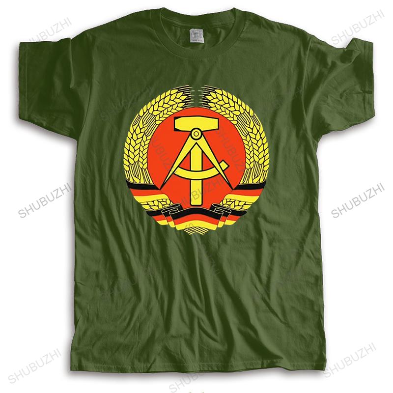 Hot Sale Men Brand T Shirt Summer Cotton Tshirt Cool Stasi German Democratic Republic Ddr East Germany Communist Unisex Teeshirt