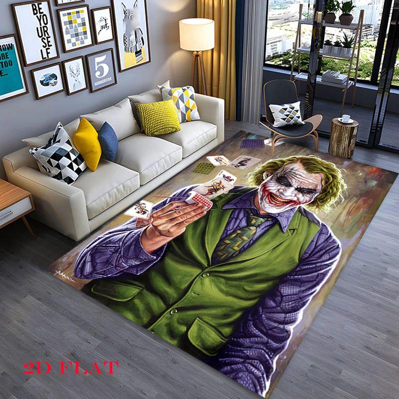 Joker Cards Carpet Doormat Home Decor Dormitory Decoration Bathroom Mat Office Chair Cushion