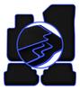 CARLUX-BLUE Car Mats For: BMW 1 E88 Convertible (2004-2011)