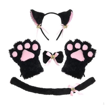 Costume, Cosplay Accessories, Kitten, Headwear, Ears, , Tail, Headband, Props, Adult Toys,