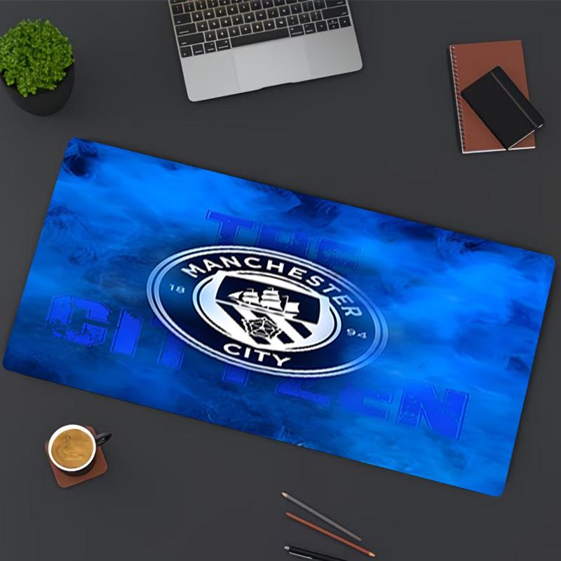 Manchester City FC Print Mouse Pad, for Keyboard Pad Laptop PC Mat for Office Home Use, Desk Decor, Perfect Birthday Gift for Gamers