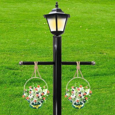 Cross Arm for Garden Lamp Pole Flag Post, Decorative Ladder Frame Holder Replacement