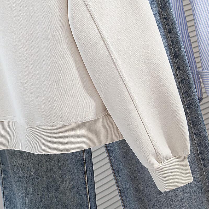 Damen 2025 Herbst Cartoon-Print Rundhals Locker Geschnittenes Sweatshirt