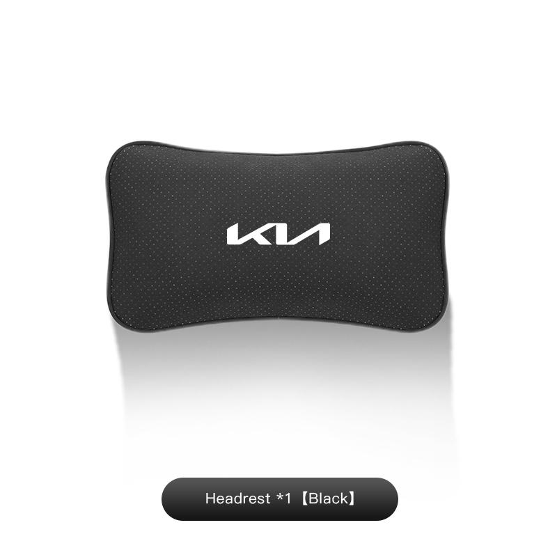 Car Headrest Lumbar Support Auto Interior Seat Cushion Neck Protection Pillow Sticker For KIA EV6 Stinger RIO Sorento Picanto K5