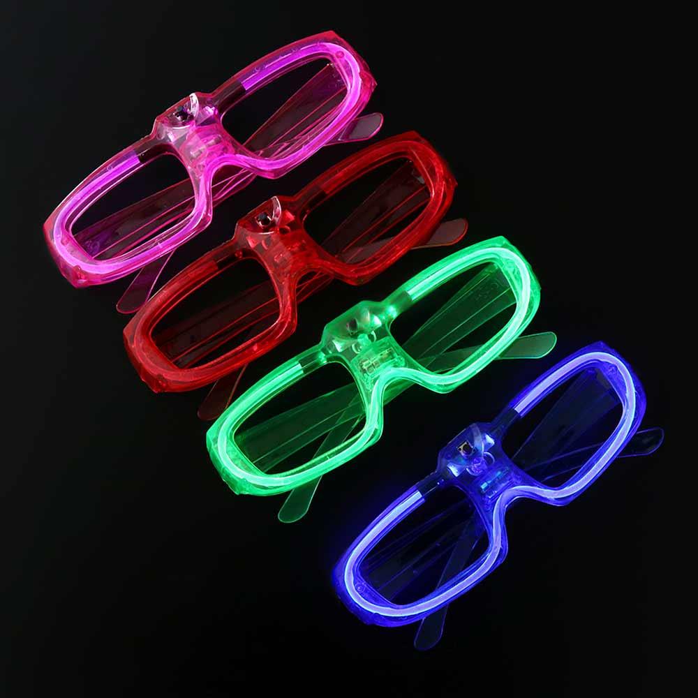 Party Concert Props Flashing Glasses Shutter Shades Glasses Glow Sticks Glasses Luminous Glasses