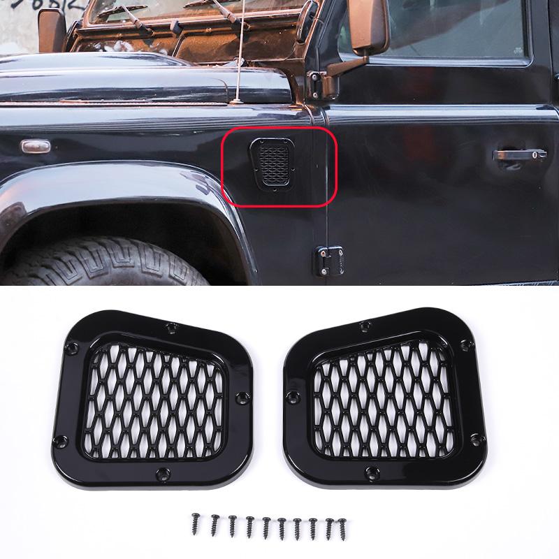 For Land Rover Defender 2004-19 Front Engine Hood Ventilation Cover Steel Air Intake Scoop Air Outlet Snow Cover Car Accessories
