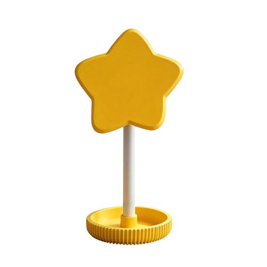 Cute Star Headphone Stand with Storage Tray, 3D Printed PLA Headset Hanger & Desk Organizer, Macaron Color Gaming Office Decor, Multi-Functional