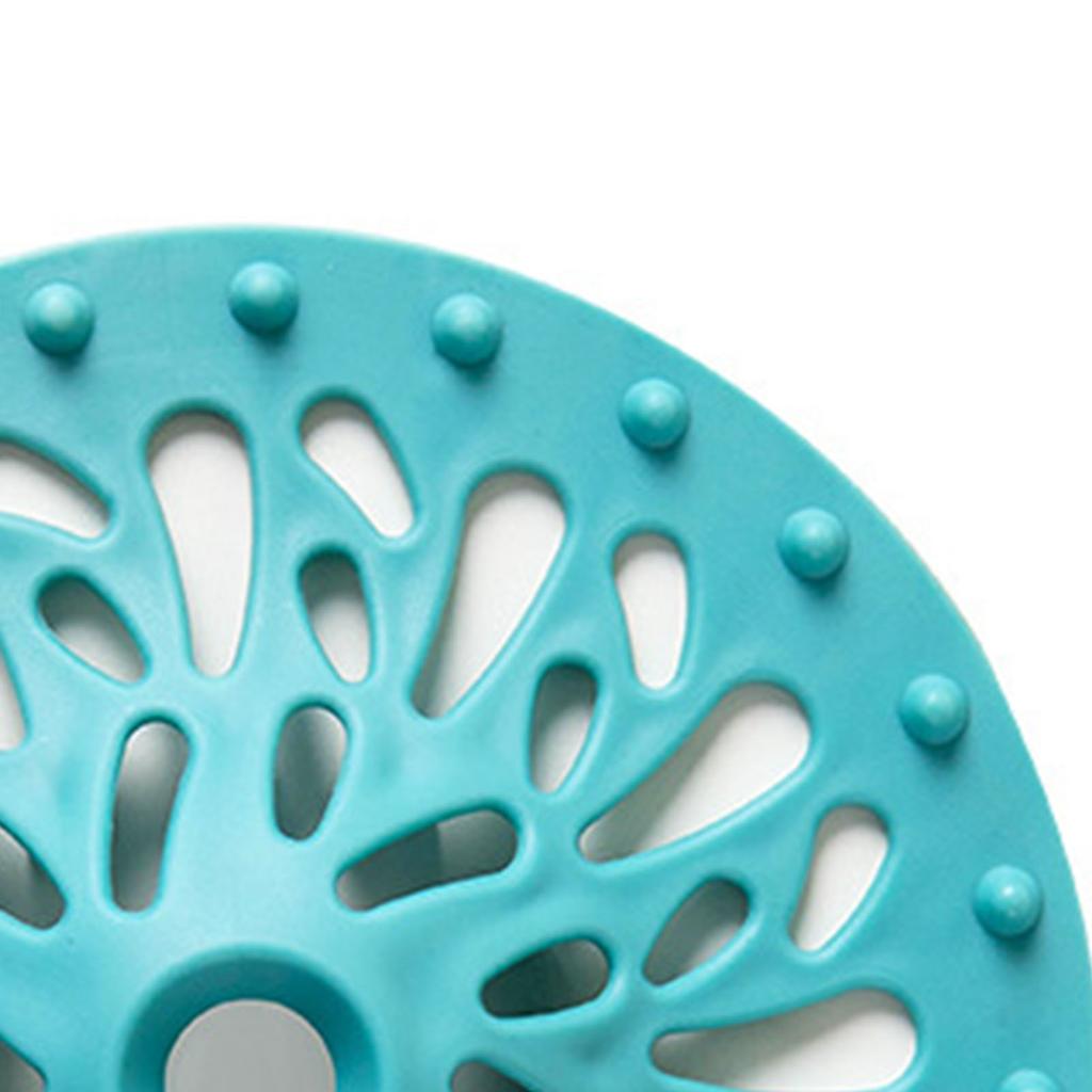 Hair Catcher Shower Drain Covers Protector TPR Hair Stopper Anti Clogging Suit for Bathroom Tub