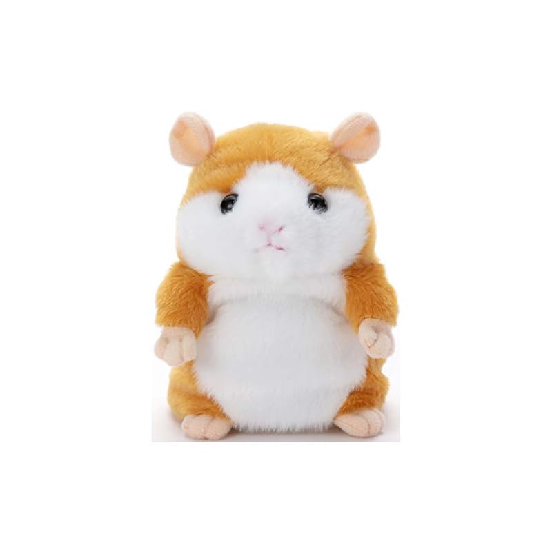 Takara Tomy Arts Mimicry Pet Hamster (Maple) Plush Toy, approximately 14cm tall.