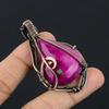Ruby Pendant Gemstone Jewelry, 999 Copper Wire Wrapped Handmade Pendant, Latest Design Jewelry