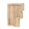 18cm Twenty-six Letter Piggy Bank Wooden Coin Money Saving Box Jar Coins Storage Box Desktop Ornament Home Decor Craft Xmas Gift