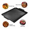 Heat Resistant Barbecue Grill Pan Large Capacity Grill Basket Roasting Fish Plate  Backyard BBQ