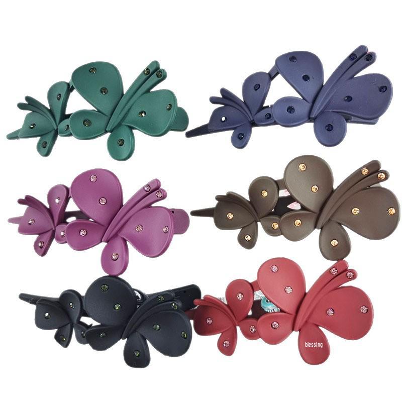 Elegant Butterfly Duckbill Clip for High-End Updo Hairstyles