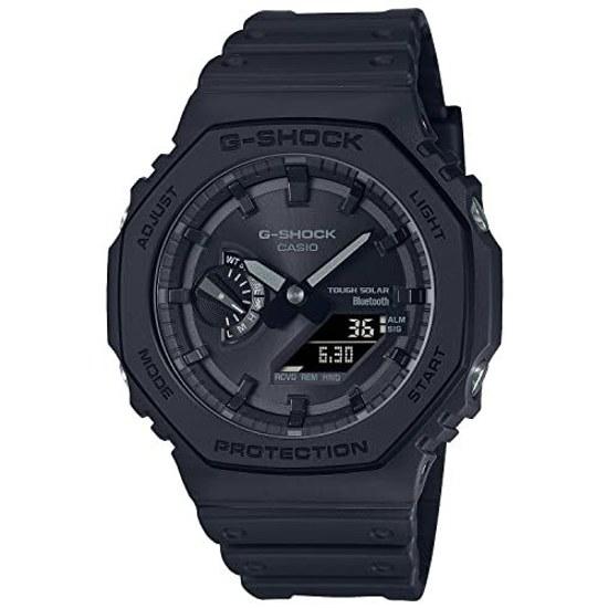 Casio G-Shock wristwatch Bluetooth solar features model GA-B2100-1A1JF black men.