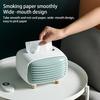 Radio Box Paper Case Desktop Dispenser Napkin Holder Living Room Business Bathroom Kitchen Storage Cover Decoration
