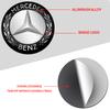 Autocolant Auto 4 Bucăți 56mm Emblema din Aluminiu Capace Centru Jantă Auto Autocolant pentru Mercedes Benz Clasa B/C/E/S Clasa A C200L GLC GLK Ne