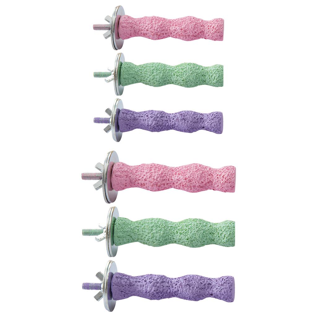 Bird Perch Perch Grinding Sticks Parrot Claw Grinding Stick for African Grey Cockatoo and Parakeets
