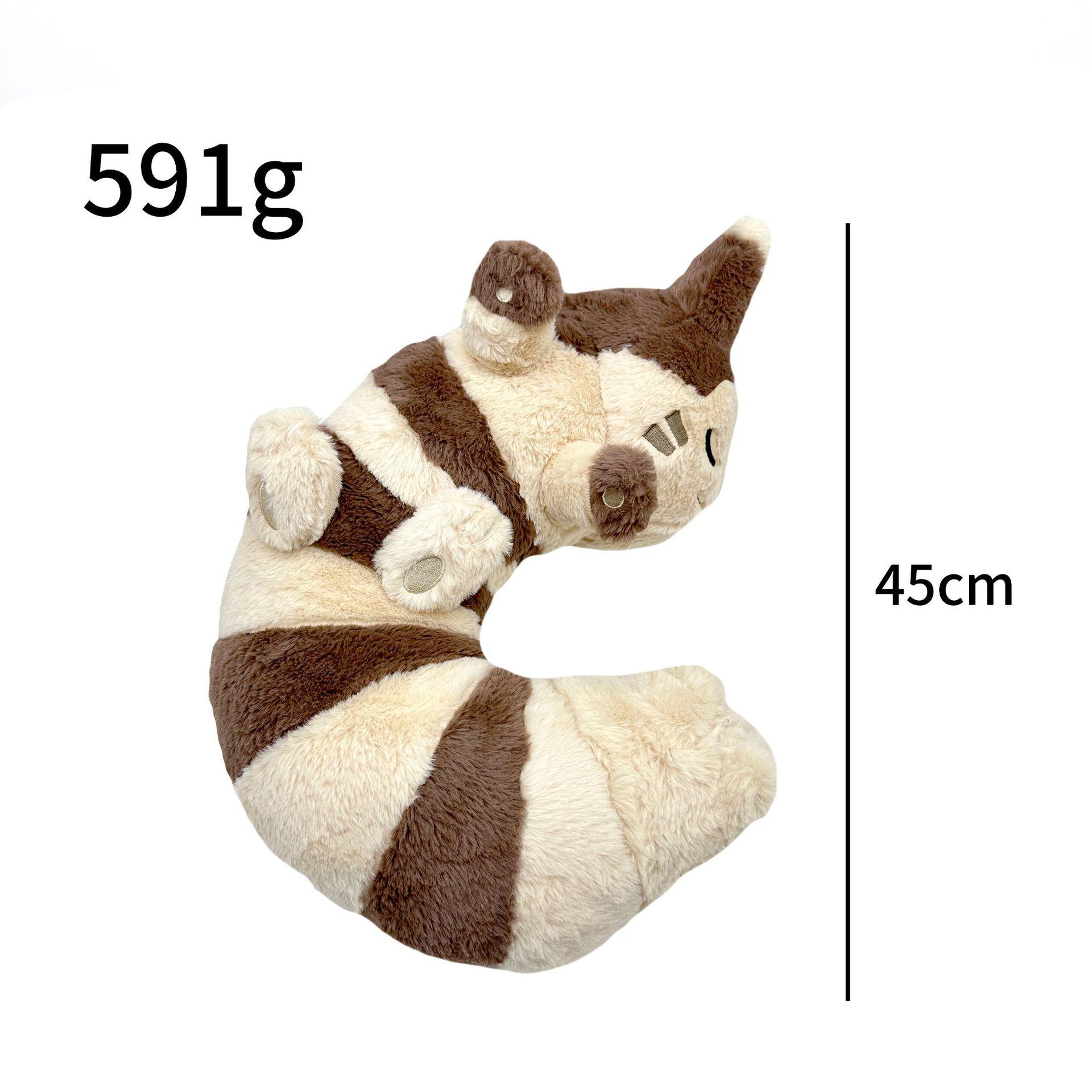 

New Furret Plush Big Tail Stand Around The Neck Pillow Cute Plush Doll 45cm