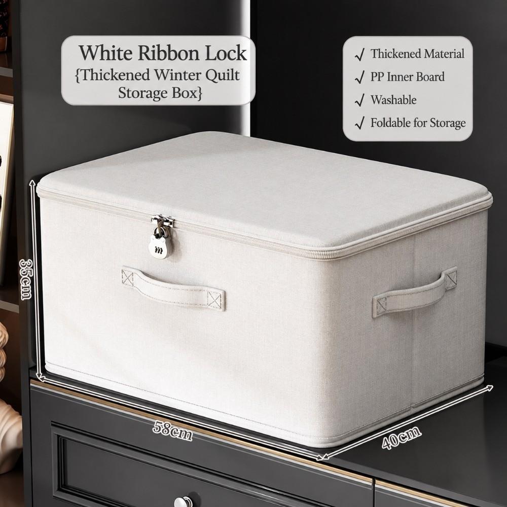 Stackable Storage Container Large Capacity Storage Bag for Clothes Duvets Quilts