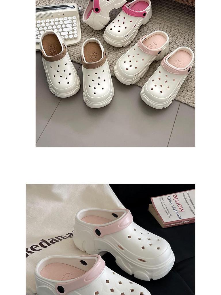 Dámské letní protiskluzové plážové sandály s platformou a otevřenou špičkou