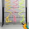 Creative Parrot Climbing Ladder Rotating Swing Bird Hanging Standing Rope Toys