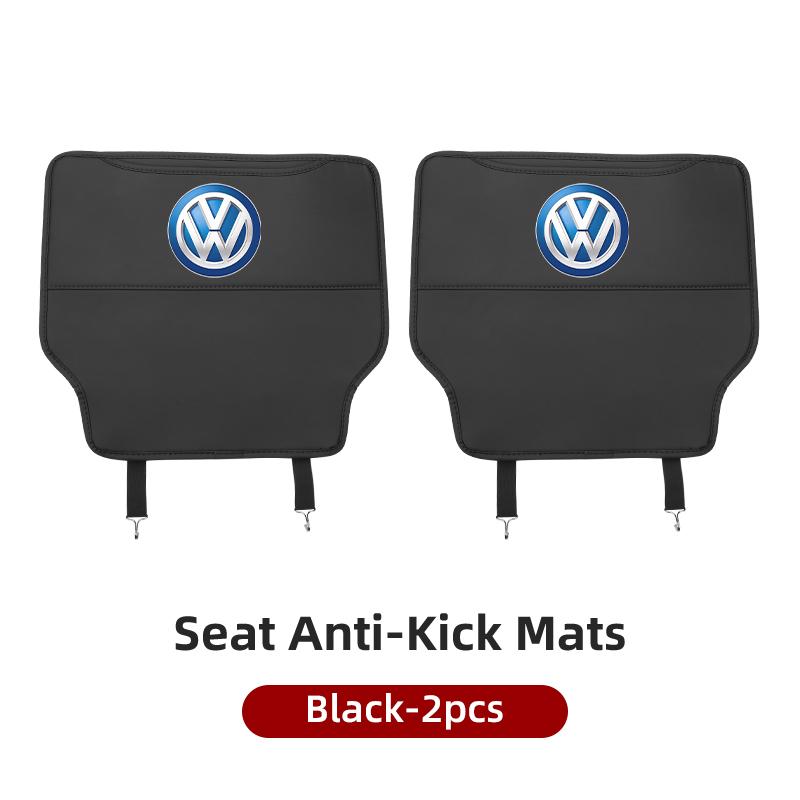 ear1 Car Anti-kick Pad Auto Seat Back Organizer Storage Bag For VW Golf Jetta Passat mk4 mk5 mk6 CC Golf 5 7 Tiguan Scirocco Sagitar