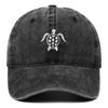 Pure Cotton Denim Flying Sea Turtle Retro Washed Baseball Cap