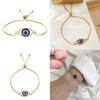 Evil Eye Bracelet For Women With Alloy And Rhinestone Accents Suitable For Gift And Fashion